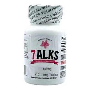 7ALKS / 7-Alks 7-OH Kratom Tablets, 14mg x 10ct
