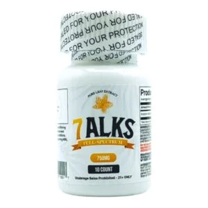 7 Alks Full Spectrum Kratom Tablets 750mg